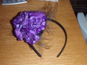 Kim's fascinator