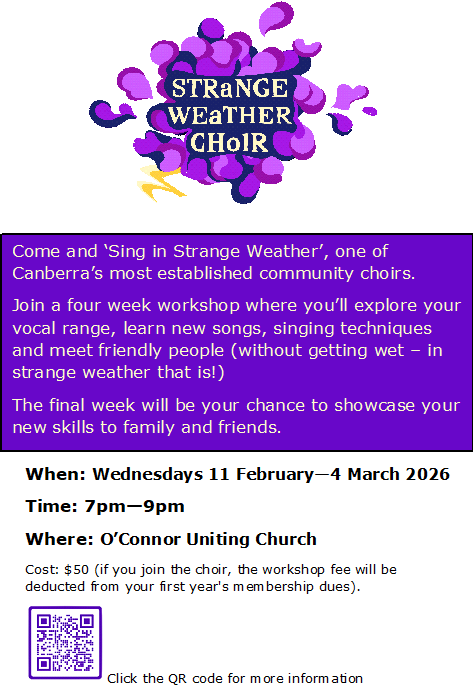 Sing with Strange Weather - Week 2